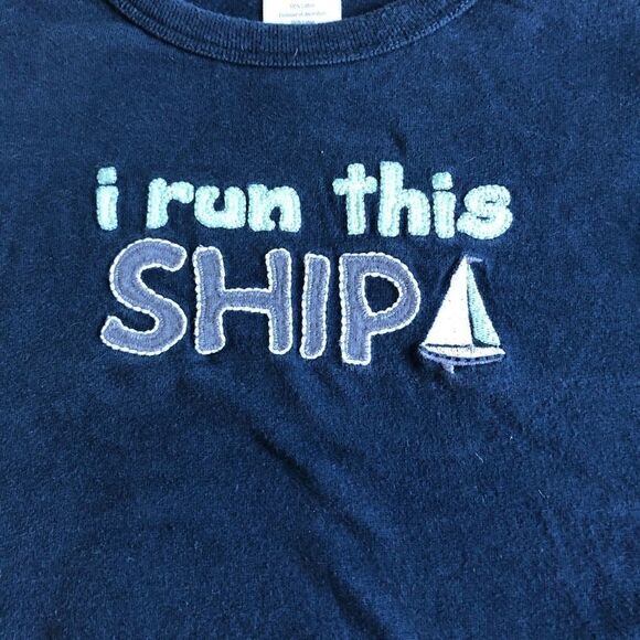 Gymboree I Run This Ship Long Sleeve T-Shirt - Picture 3 of 5